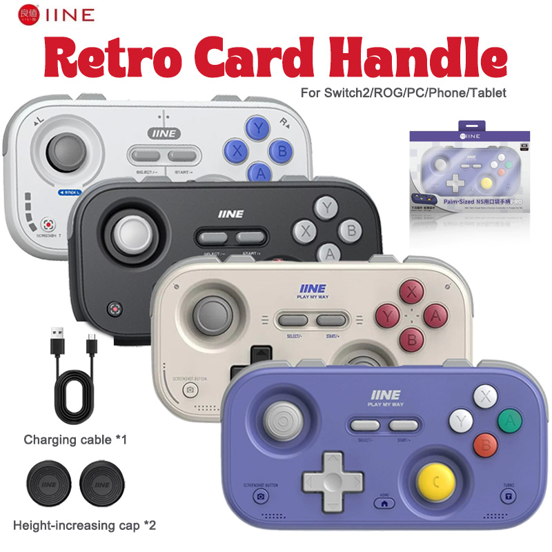 Retro Gaming Cables - คอนโทรลเลอร์เกมพกพา IINE Mini Pocket Retro สำหรับ