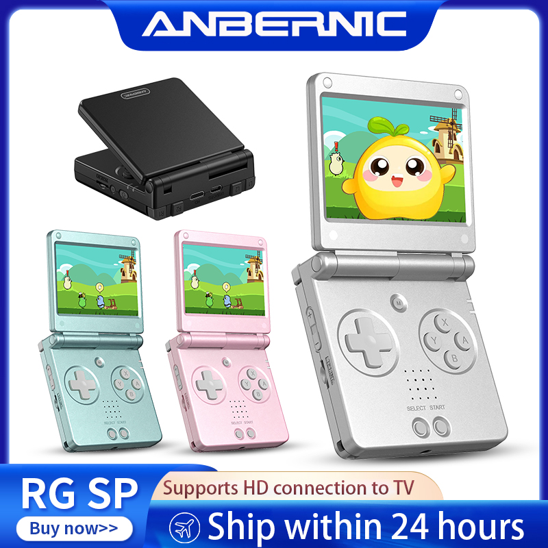 Retro Gaming Emulator - เครื่องเล่นเกมพกพา Anbernic RGSP Flip Retro ระบบปฏิบัติการ