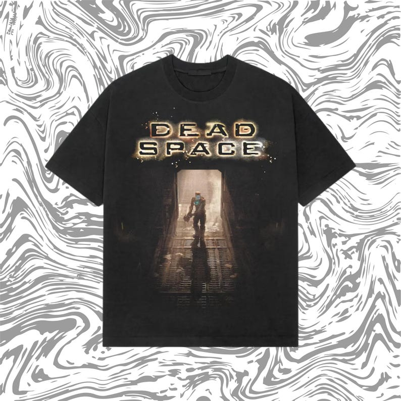 Retro Gaming Space - เสื้อยืด Dead Space ลายวินเทจ – เสื้อยืดเกมสยองขวัญแนวไซไฟย้อนยุค,