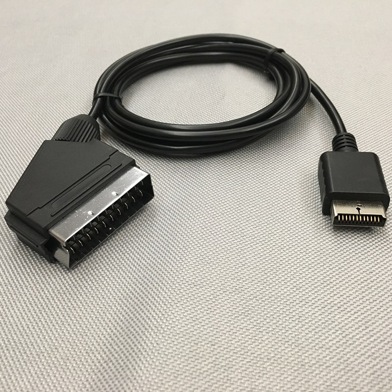 Retro Gaming Cables - 1.8เมตร6FT RGB SCART คอนโซลทีวี AV สายเคเบิลนำสำหรับ