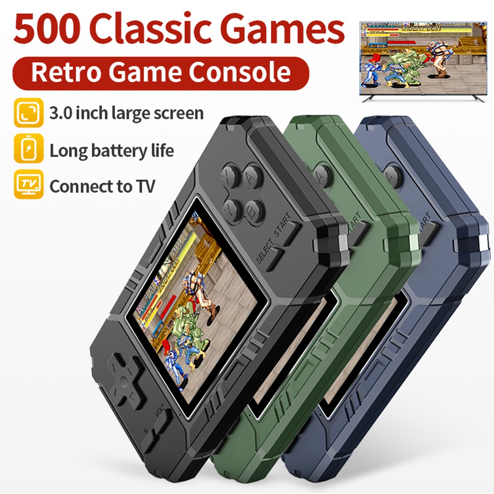 Gaming Retro Arcade - ยอดเยี่ยม! Retro แบบพกพา Mini คอนโซลเกมมือถือ 8