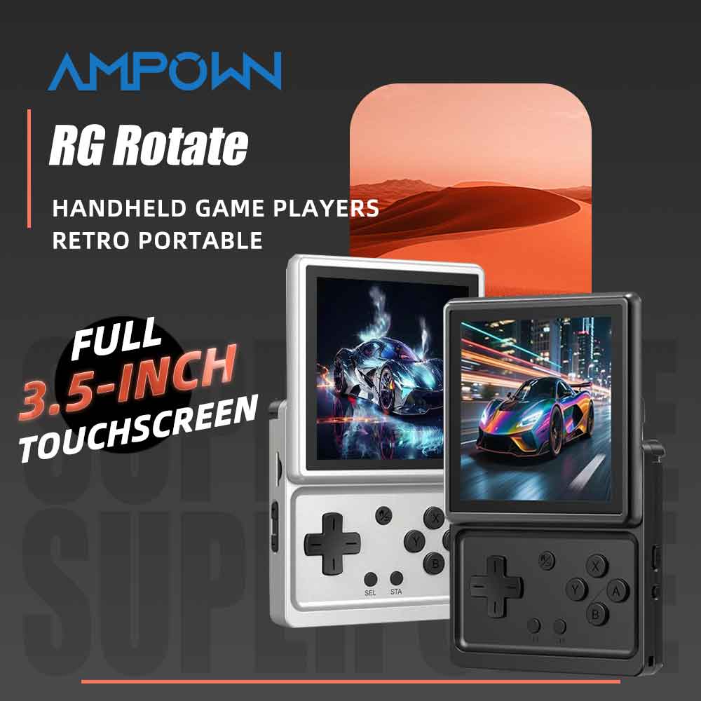 Retro Gaming Emulator - เครื่องเล่นเกมพกพา ANBERNIC RG Rotate ระบบ Android