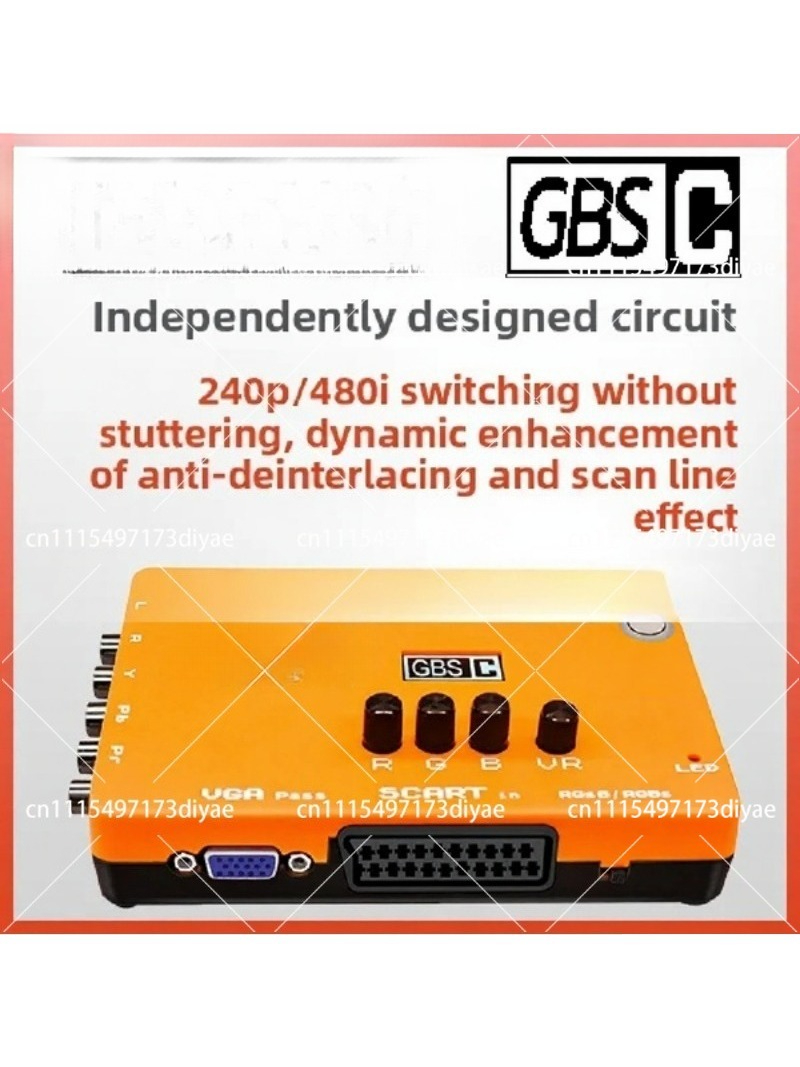 Retro Gaming Videos - GBS-C ตัวแปลงวิดีโอ ทางเลือกแทน OSSC ตัวปรับภาพ 480i