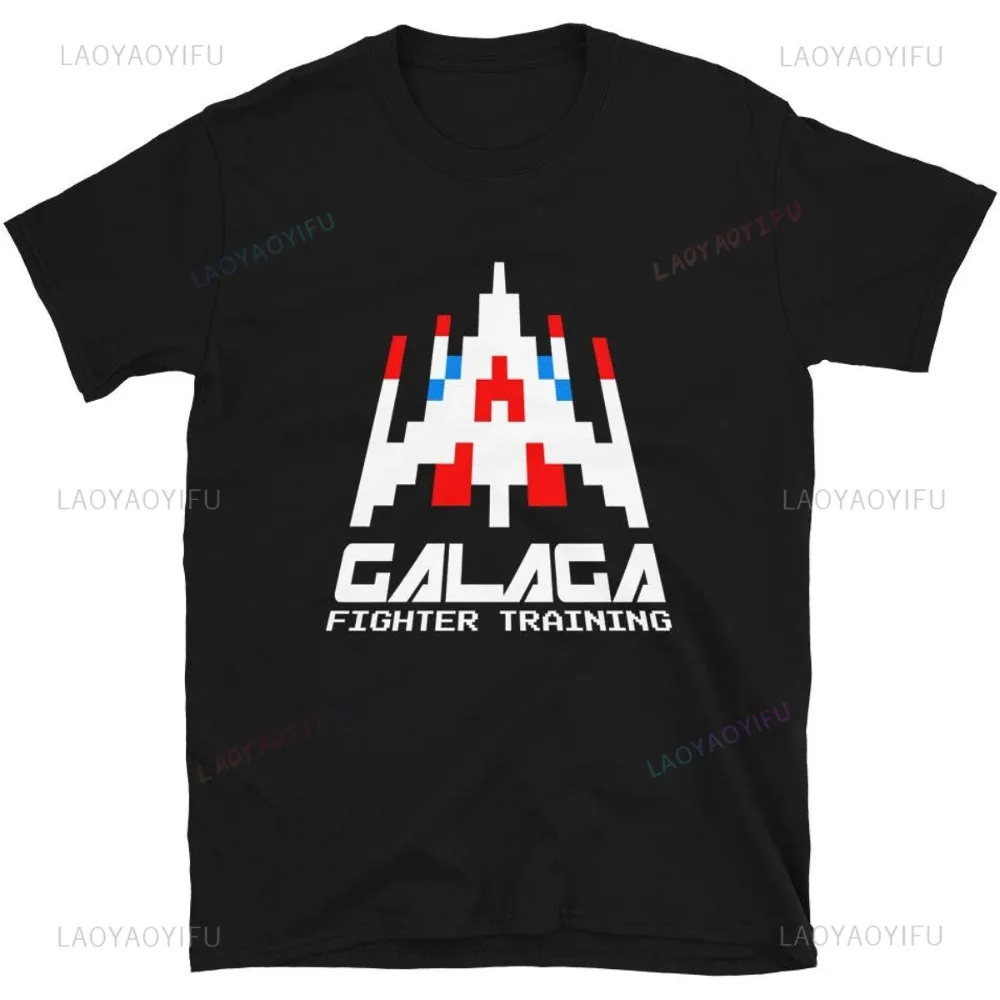 Game Retro Gaming - เสื้อยืดผู้ชายย้อนยุคลำลองสไตล์ฮาราจูกุยุค80S 70S วินเทจ T-srhit Invader Space