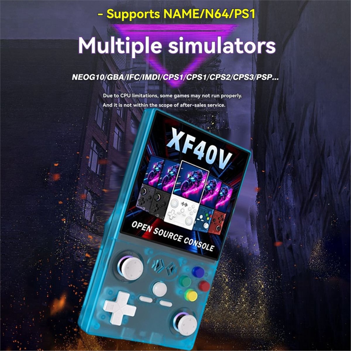Retro Gaming Console Handheld - เครื่องเล่นเกมพกพา A86G NEW XF40V รุ่น Retro