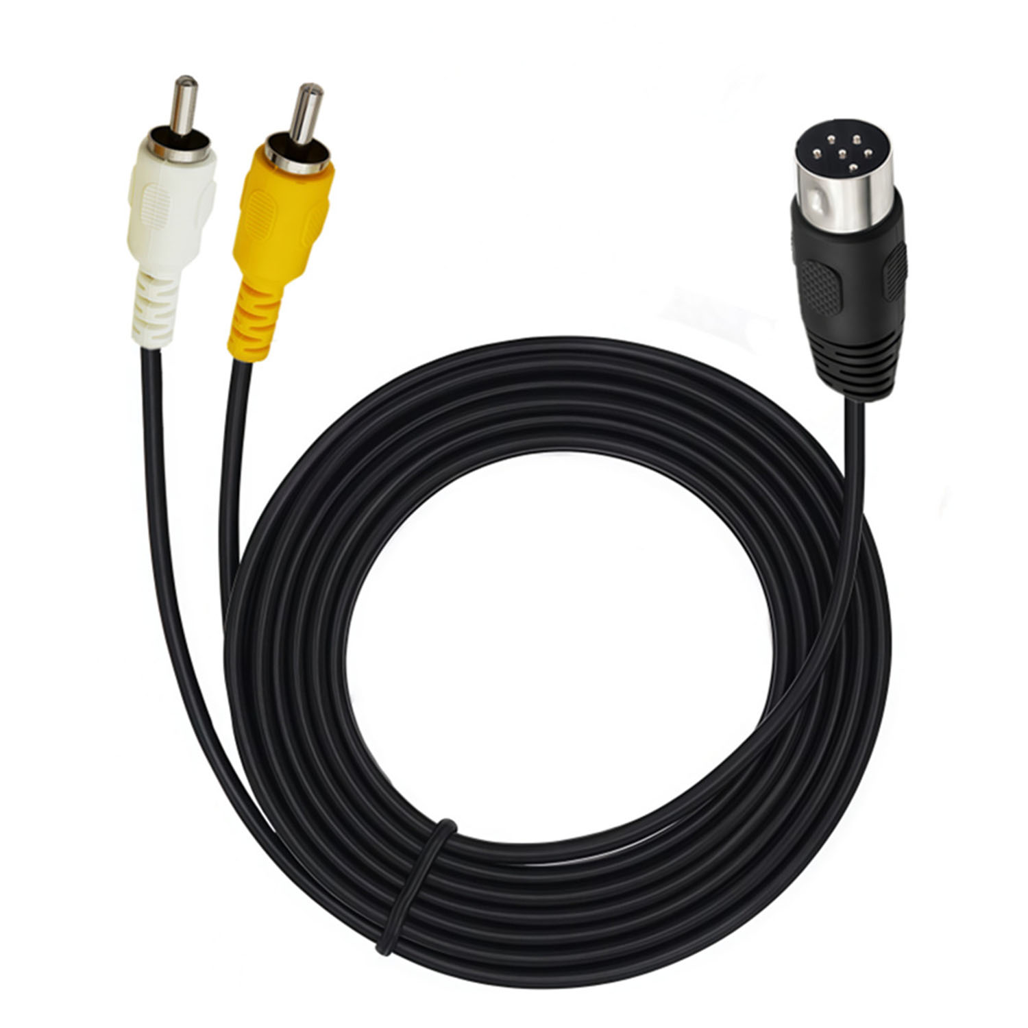Retro Gaming Cables - สายสัญญาณ AV คอมโพสิต DIN 6 พิน
