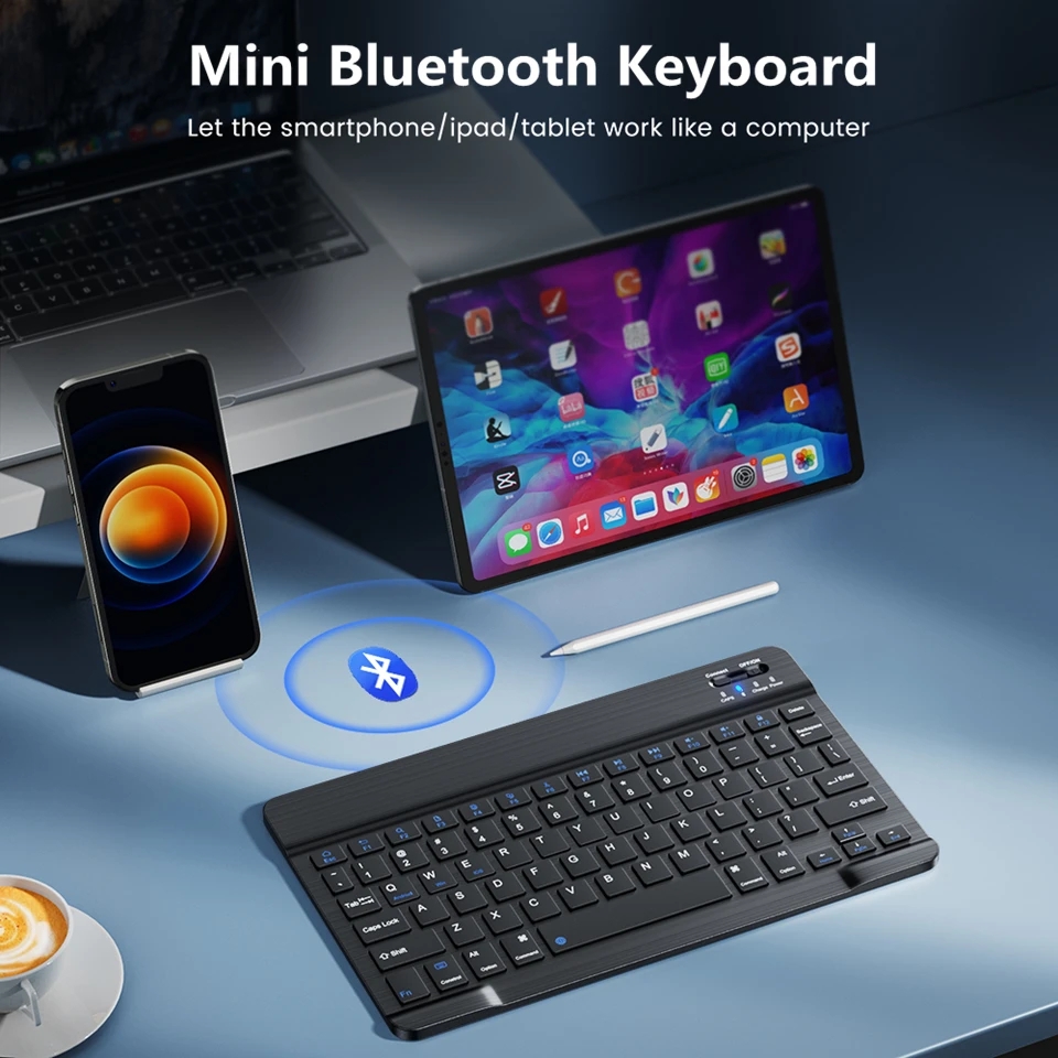 แป้นพิมพ์ไร้สายบลูทูธภาษาสเปน  - Retro Gaming Ipad บทวิจารณ์และราคา