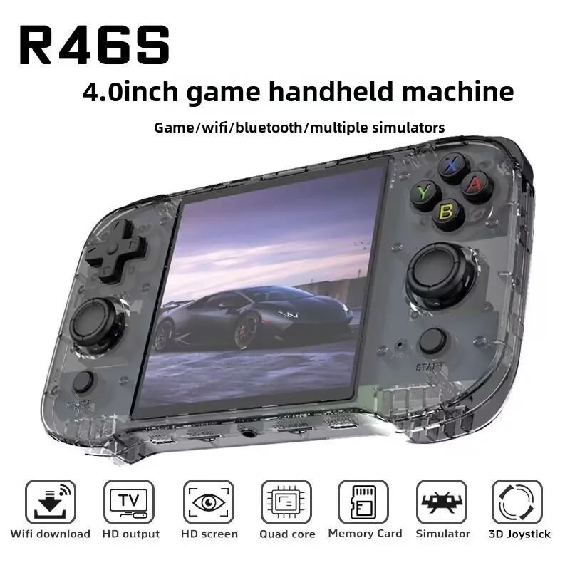 Original R46S Retroคอนโซลเกมมื - Retro Handheld Console บทวิจารณ์และราคา