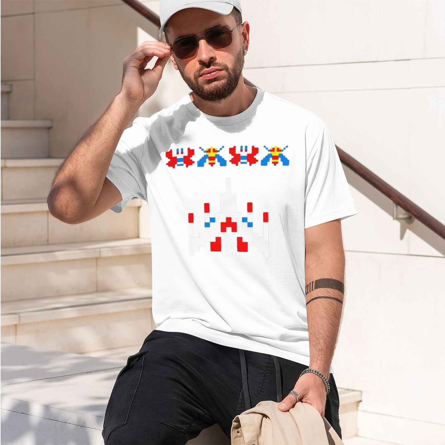 เสื้อยืดวินเทจสไตล์ฮาราจูกุ ลา - Gaming Retro Arcade บทวิจารณ์และราคา