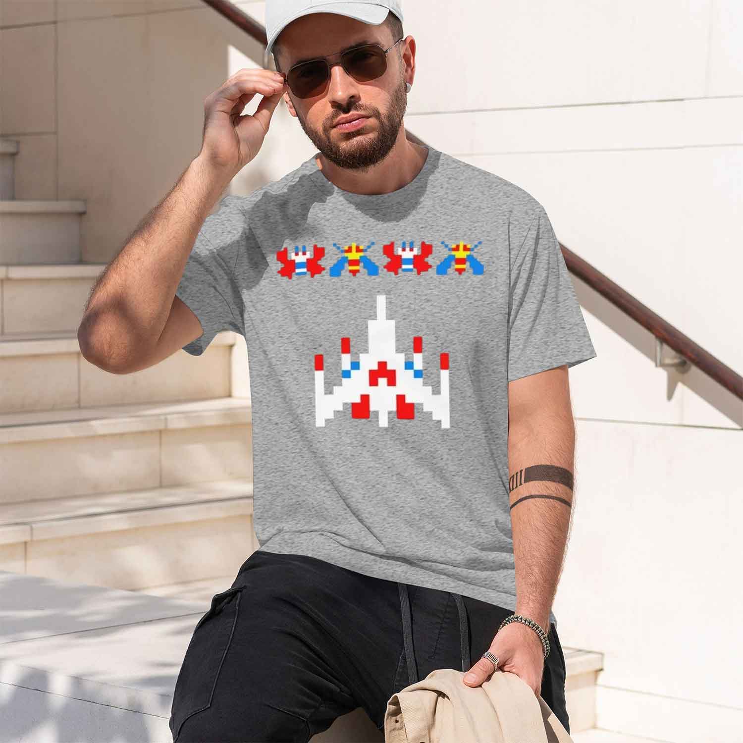 เสื้อยืดวินเทจสไตล์ฮาราจูกุ ลา - Gaming Retro Arcade บทวิจารณ์และราคา