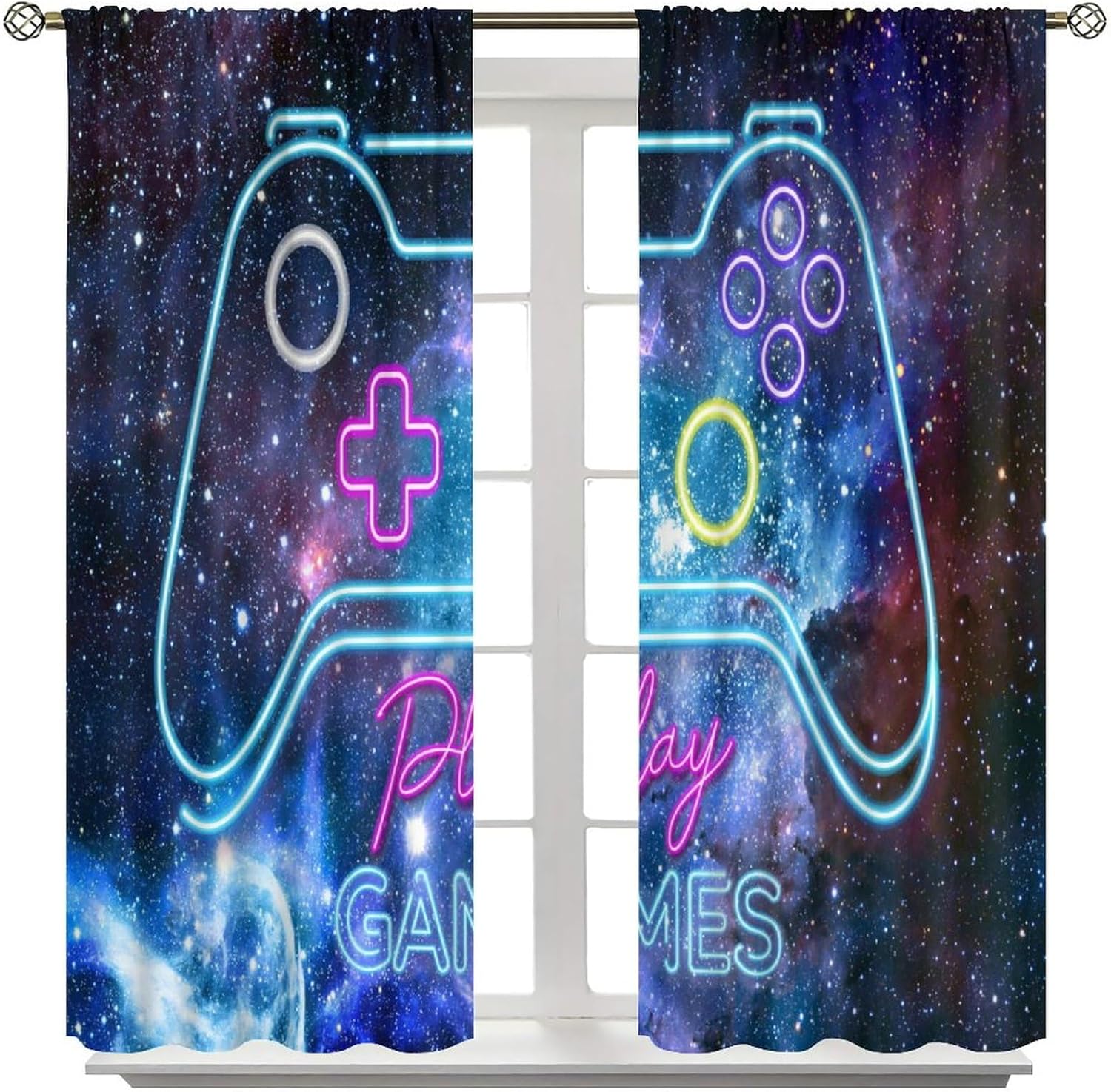 ผ้าม่านกันแสงลายเกมย้อนยุค สำห - Retro Gaming Cafe บทวิจารณ์และราคา