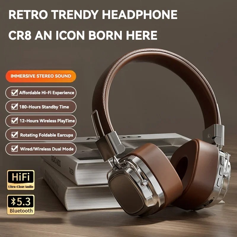 หูฟังไร้สายสไตล์เรโทร บลูทูธ 5 - Retro Gaming Cables บทวิจารณ์และราคา