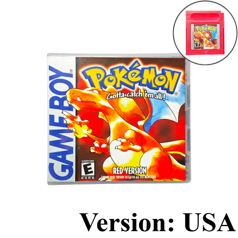 ใหม่คลาสสิกโปเกมอน GBC ชุดตลับ - Retro Gaming Pokemon บทวิจารณ์และราคา
