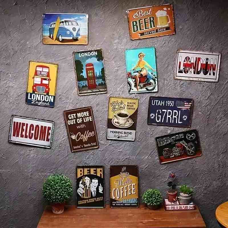 ป้ายเหล็กสไตล์เรโทรเช็ก/สโลวาค - Retro Gaming Cafe บทวิจารณ์และราคา