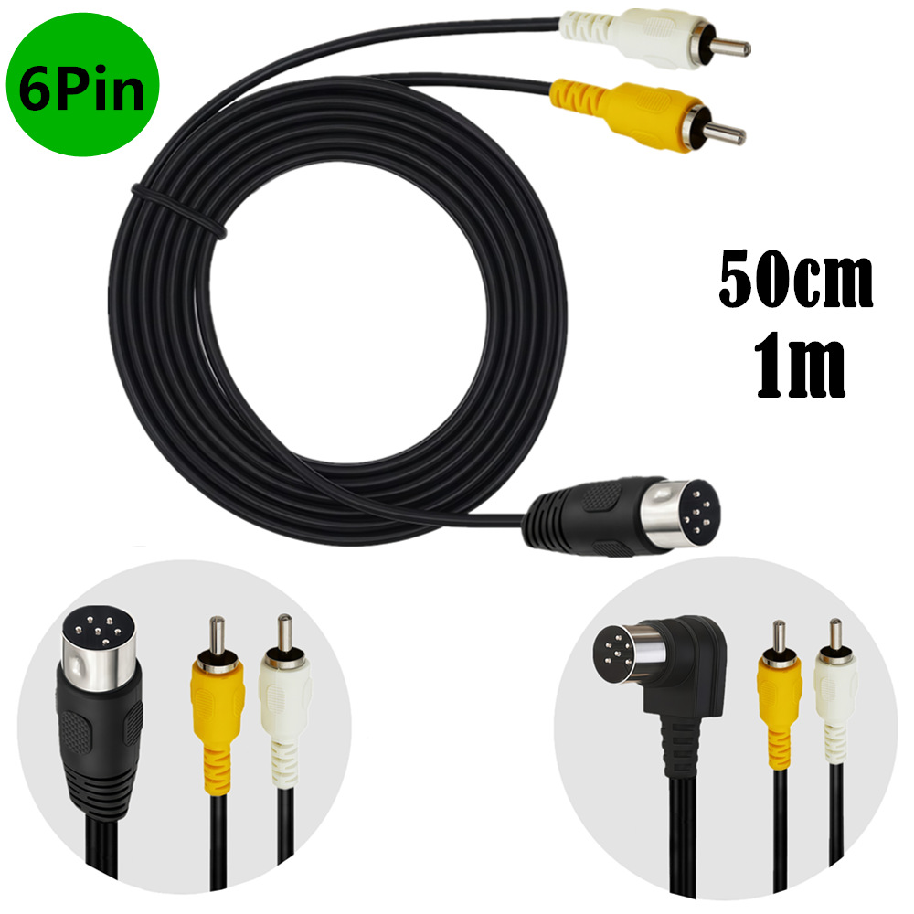 สายสัญญาณ AV คอมโพสิต DIN 6 พิ - Retro Gaming Cables บทวิจารณ์และราคา