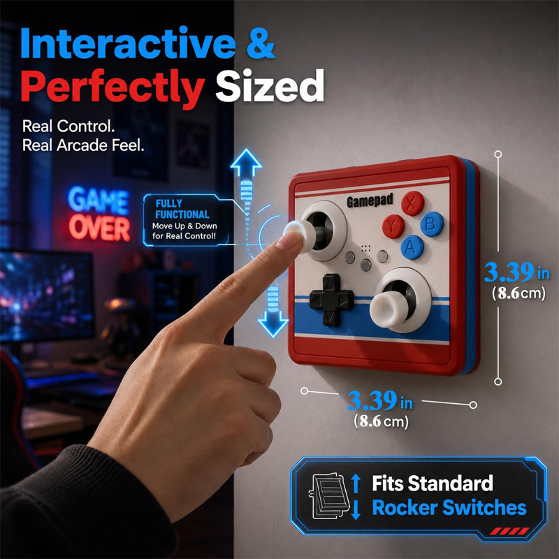 ฝาครอบสวิตช์ไฟแบบไม่ต้องเจาะ แ - Game Retro Gaming บทวิจารณ์และราคา