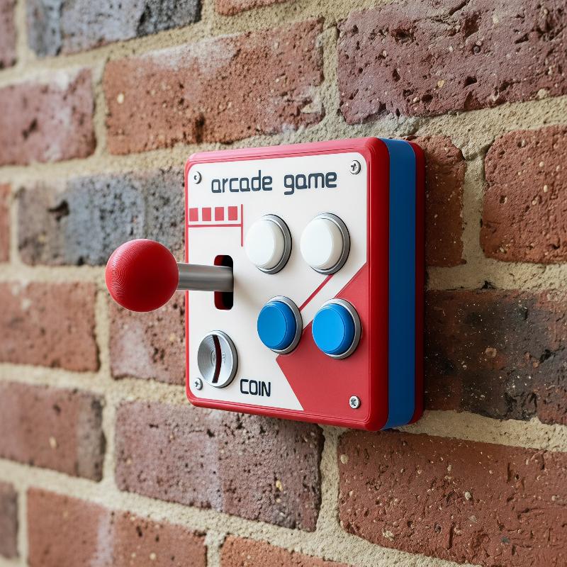 แผ่นสวิตช์ปุ่มเกมอาร์เคดสไตล์เ - Gaming Retro Arcade บทวิจารณ์และราคา