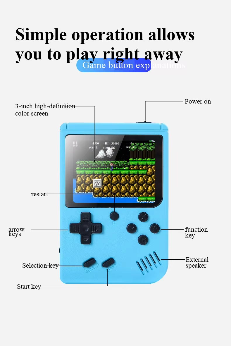 เครื่องเล่นเกมพกพาขนาด 3 นิ้ว  - Retro Gaming Emulator บทวิจารณ์และราคา