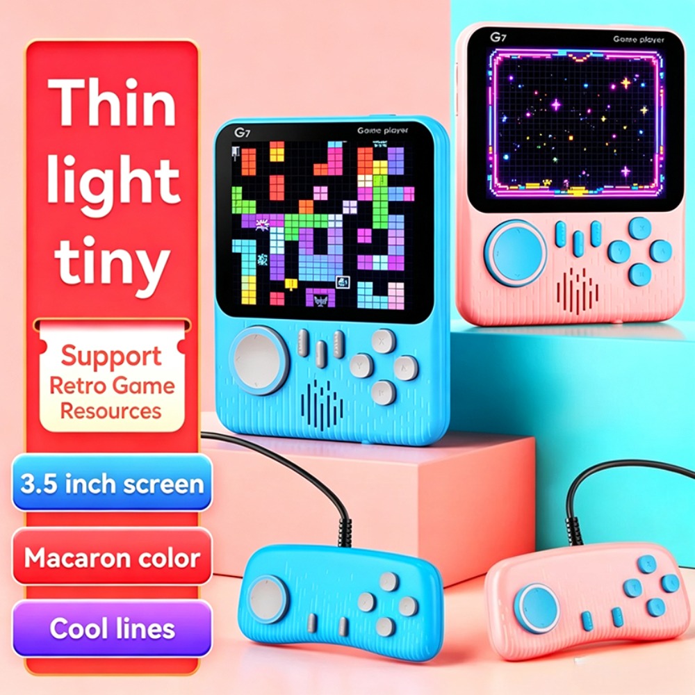 เครื่องเล่นเกมพกพา G7 แบบเรโทร - Retro Gaming Cables บทวิจารณ์และราคา